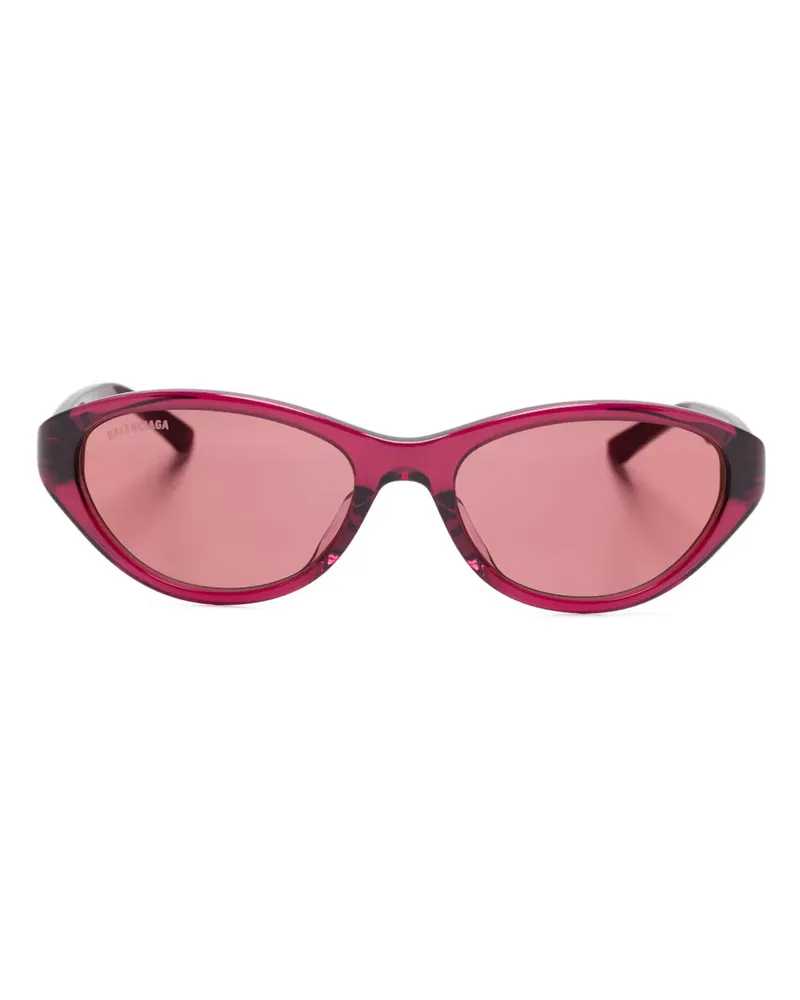 Balenciaga Klassische Cat-Eye-Sonnenbrille - Rot Rot