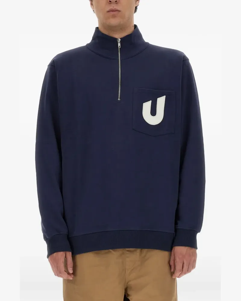 Umbro x YMC patch-pocket sweatshirt - Blau Blau