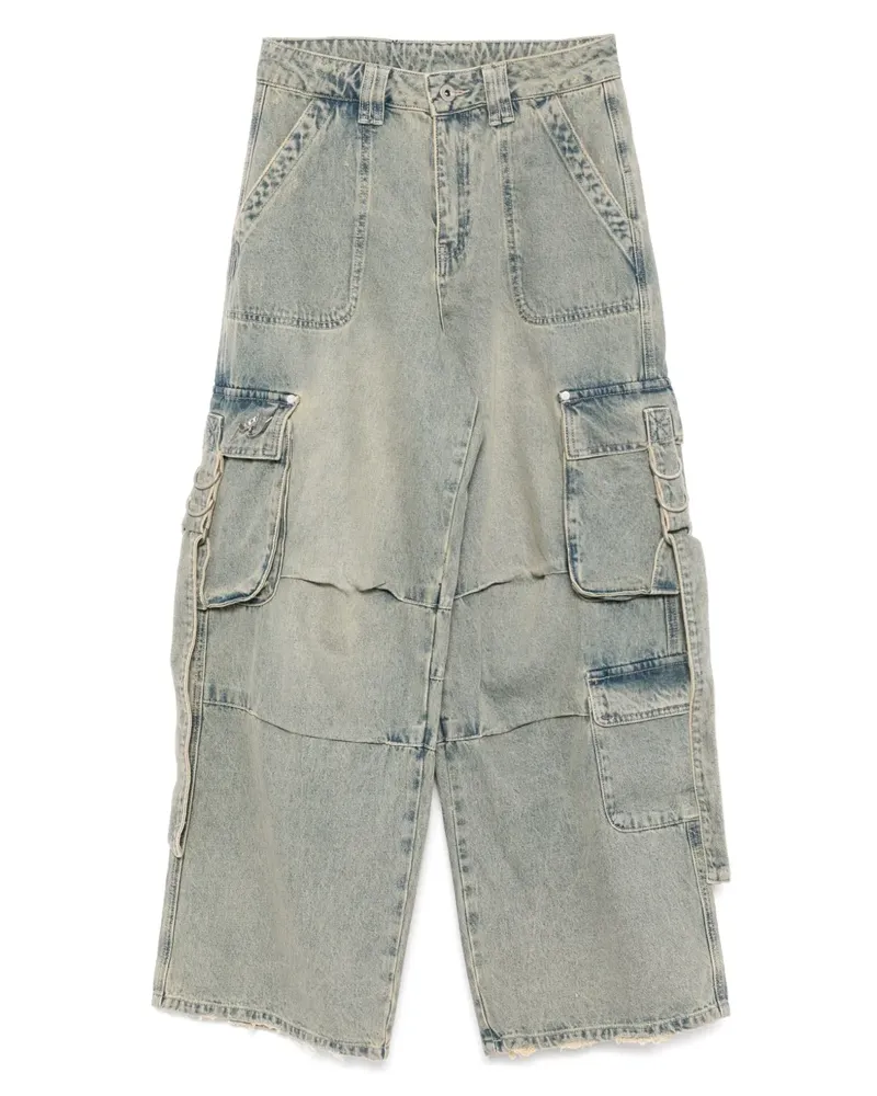 Musium Div. Cargo-Jeans - Blau Blau