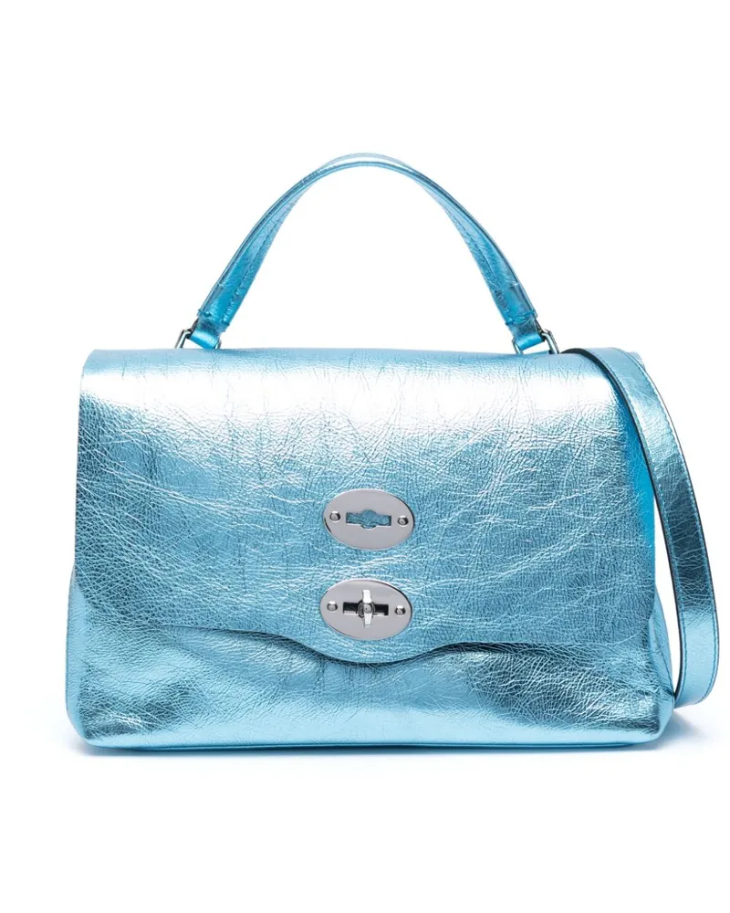 Zanellato Kleine Postina Cortina Handtasche Blau