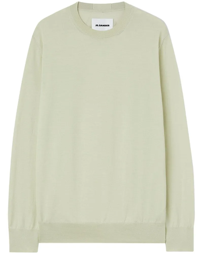 Jil Sander Pullover mit rundem Ausschnitt - Grün Grün