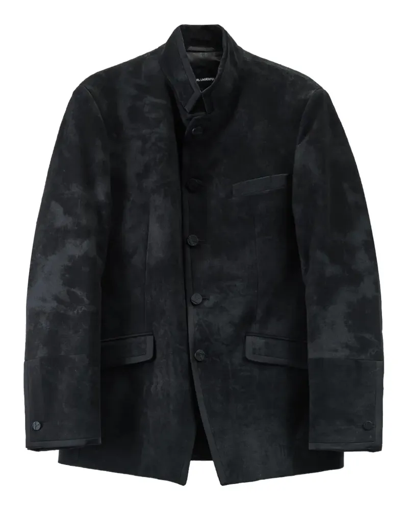 Karl Lagerfeld Glory Jacke mit Stehkragen - Schwarz Schwarz
