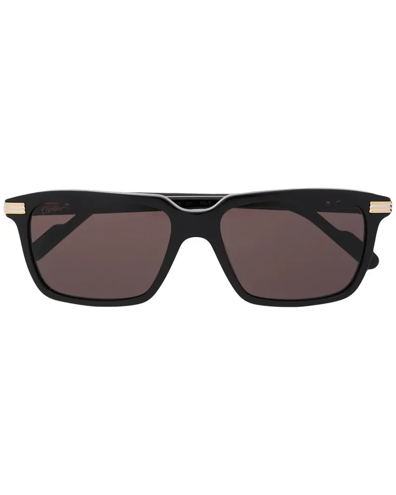 Cartier C de Cartier' Sonnenbrille - Schwarz Schwarz