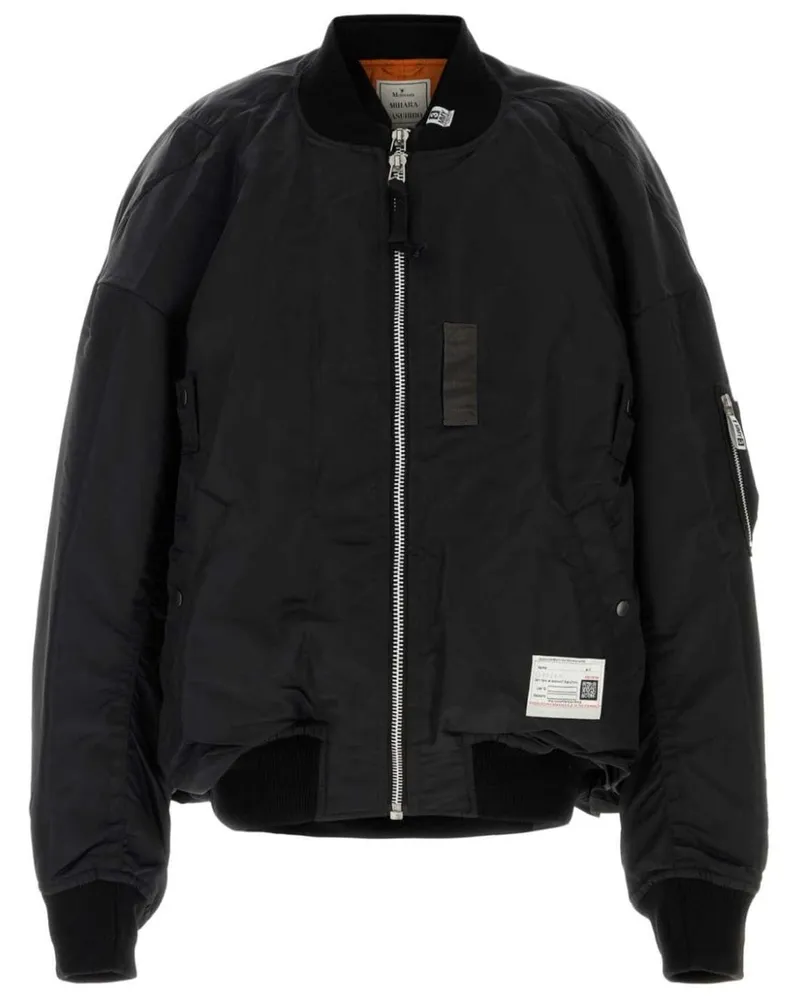 MIHARAYASUHIRO Klassische Bomberjacke - Schwarz Schwarz