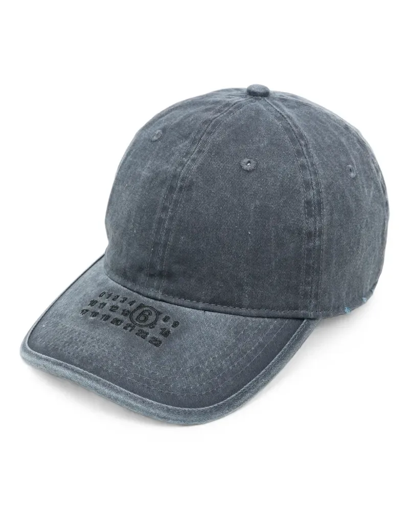 Maison Margiela Numeric logo-embroidered baseball cap - Grau Grau
