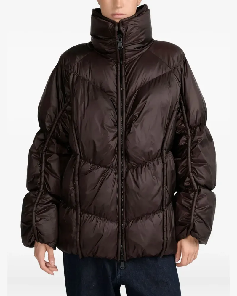 Canadian Classics Camille Steppjacke mit Stehkragen - Braun Braun