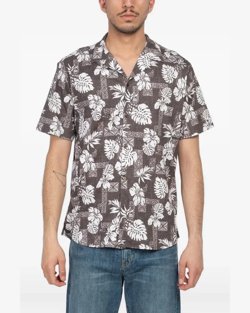 DESOTO floral-print shirt - Braun Braun
