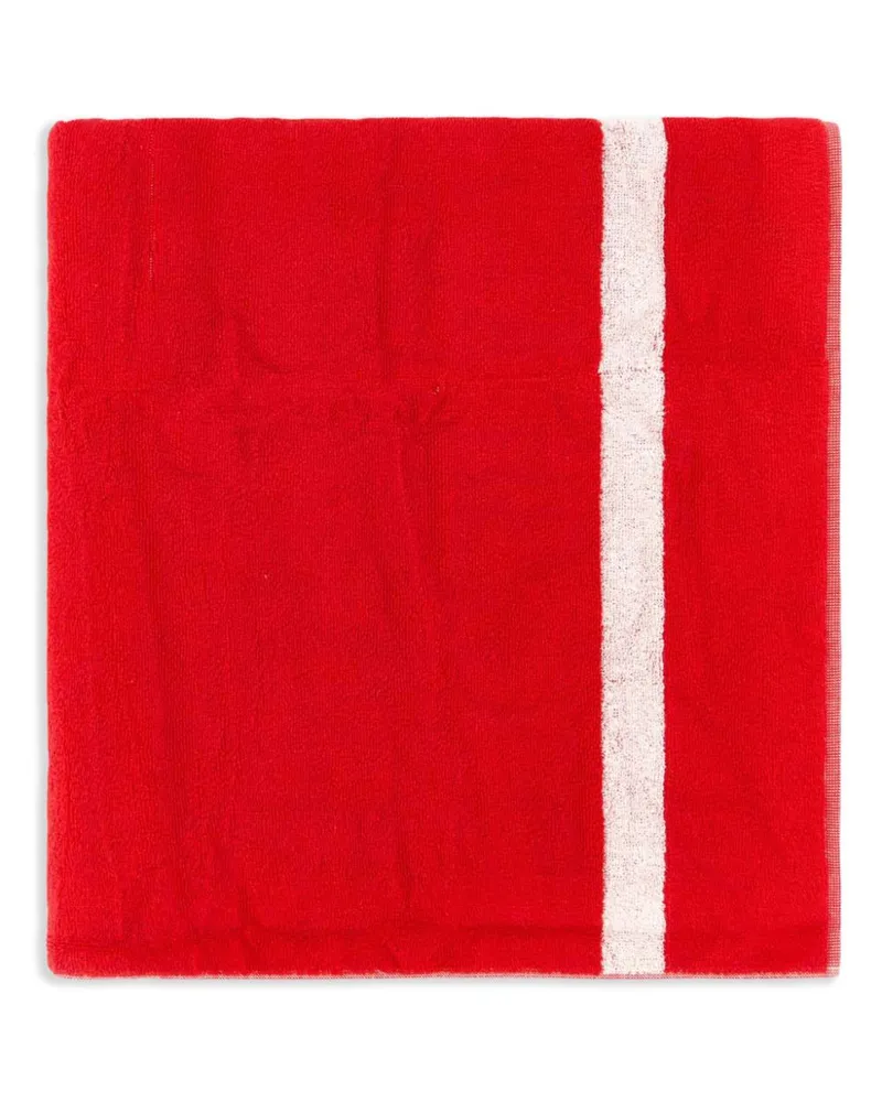 Kenzo Strandtuch mit Intarsien-Logo - Rot Rot