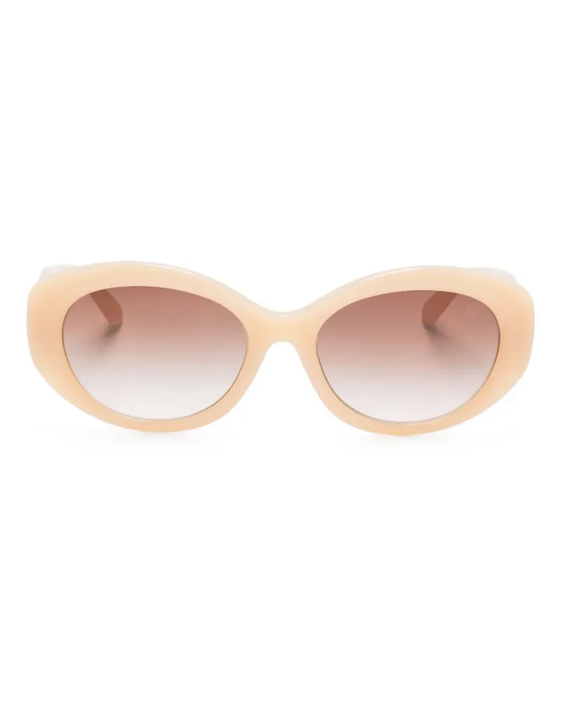 Ralph Lauren Sonnenbrille mit ovalem Gestell - Nude Nude