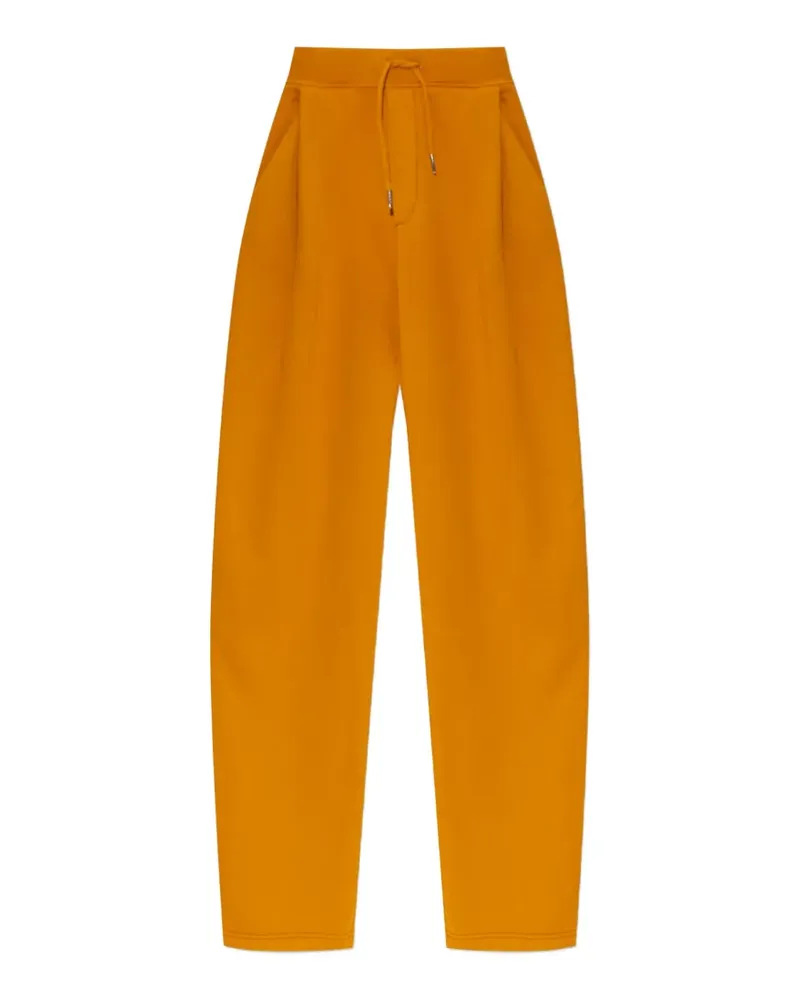 Dsquared2 logo-embossed drawstring track pants - Orange Orange