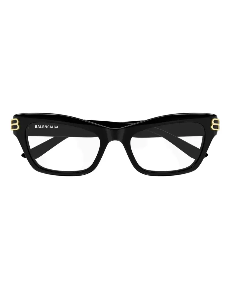Balenciaga rectangle-frame glasses - Schwarz Schwarz