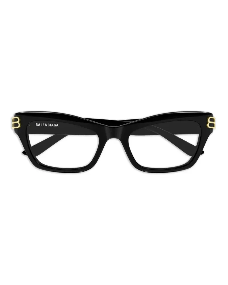 Balenciaga rectangle-frame glasses - Schwarz Schwarz