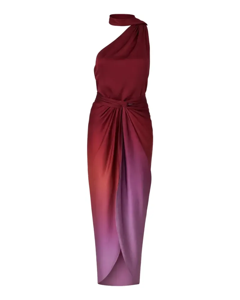 Baobab Collection Lora One-Shoulder-Maxikleid mit Knoten - Rot Rot