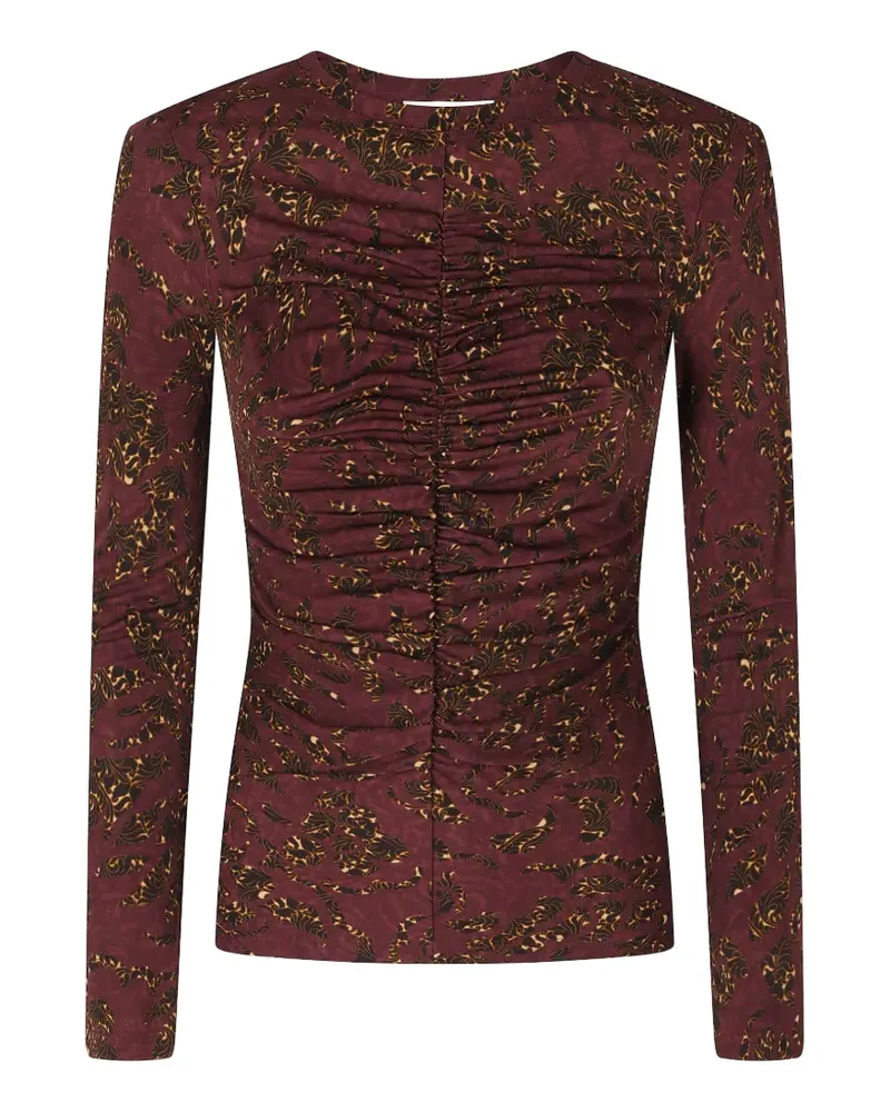 Ulla Johnson Gerafftes Asha Oberteil - Rot Rot