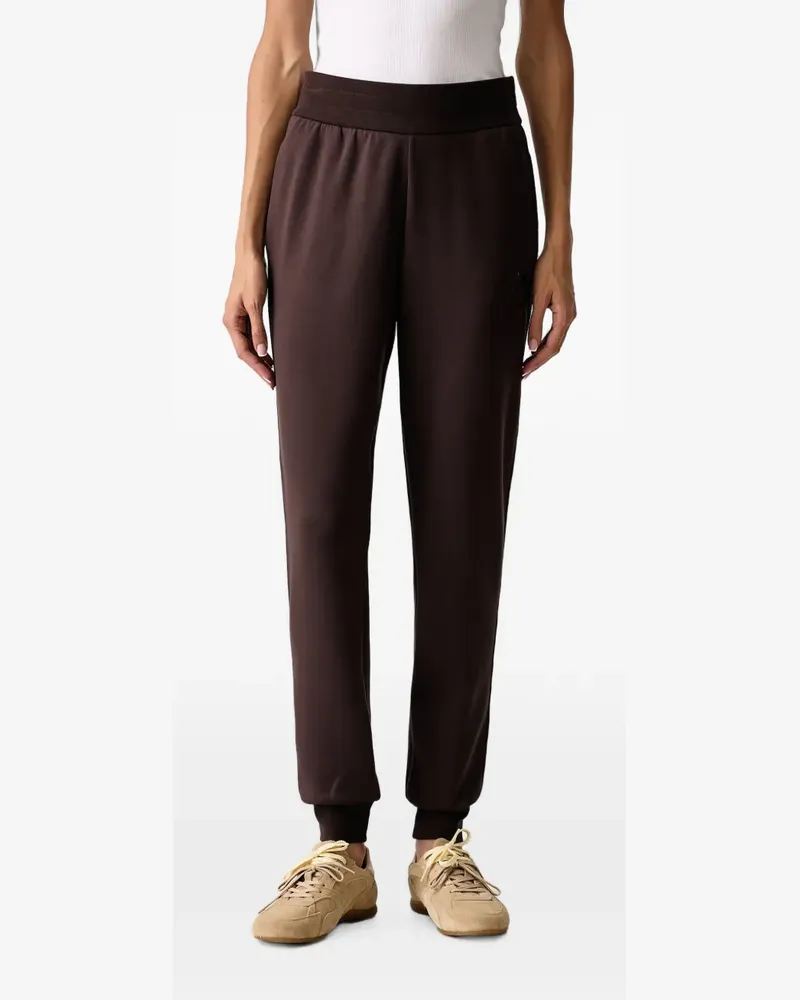 Armani Exchange logo-detail track pants - Braun Braun