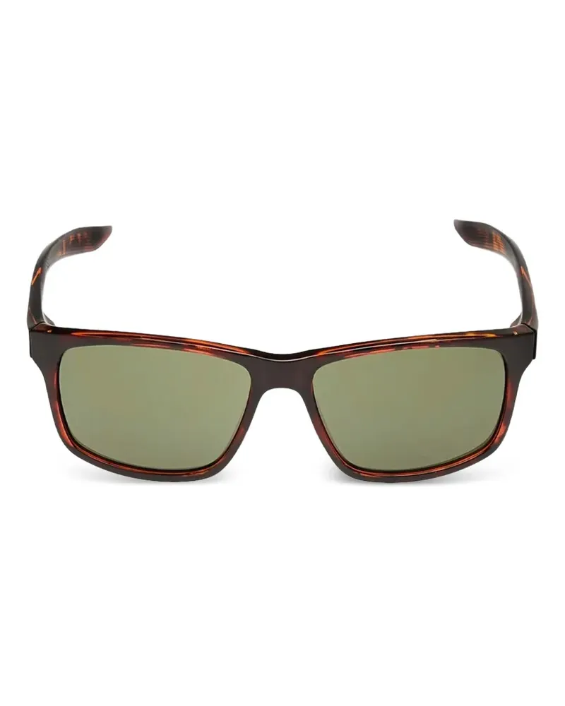 Nike Eckige Sonnenbrille in Schildpattoptik - Braun Braun