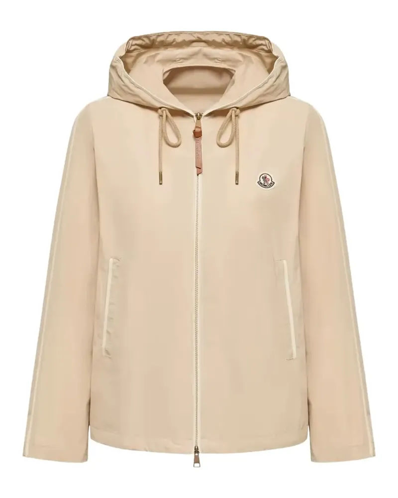 Moncler Kapuzenjacke mit Reißverschluss - Nude Nude