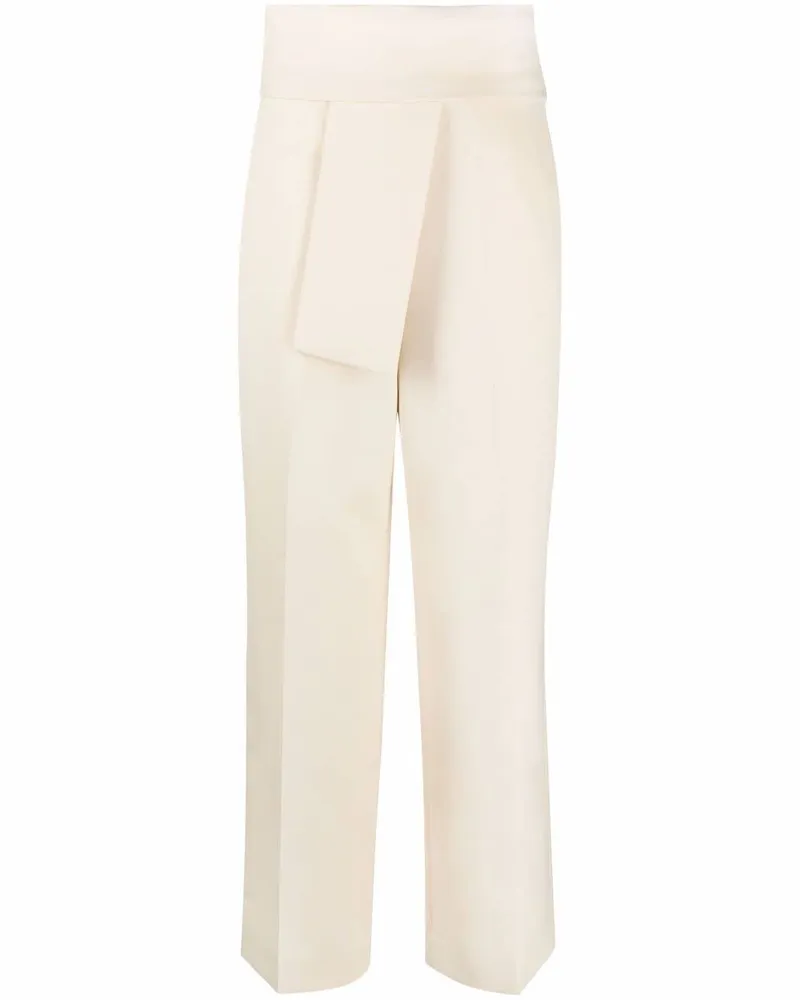 Lanvin Hose mit Knotendetail Nude