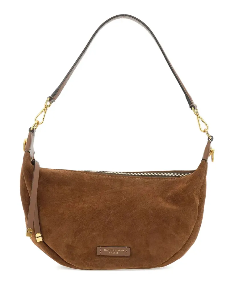 Gianni Chiarini Schultertasche aus Wildleder - Braun Braun