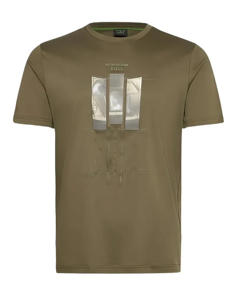 HUGO BOSS x Porsche Spirit 70 crew-neck cotton T-shirt - Grün Grün