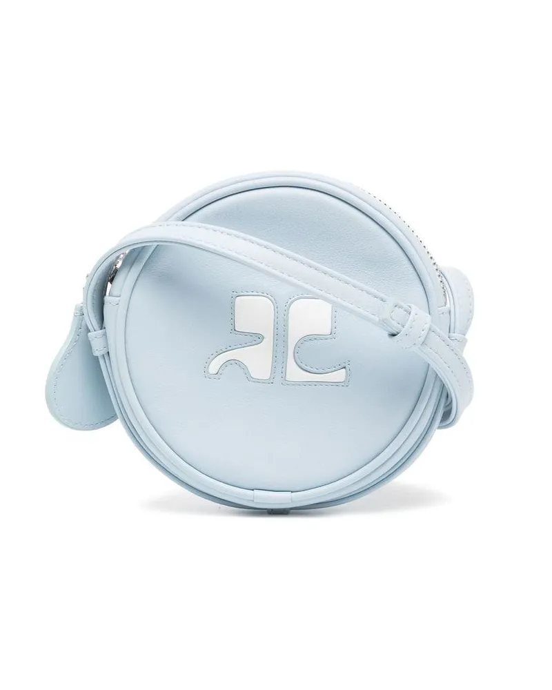 Courrèges Kleine Reedition Circle Tasche - Blau Blau