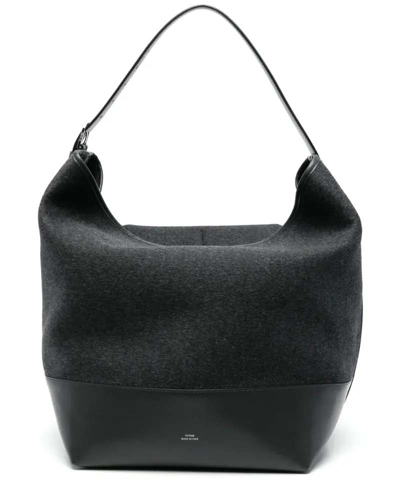 Totême Doublé Tote Bag mit Gürtel - Grau Grau
