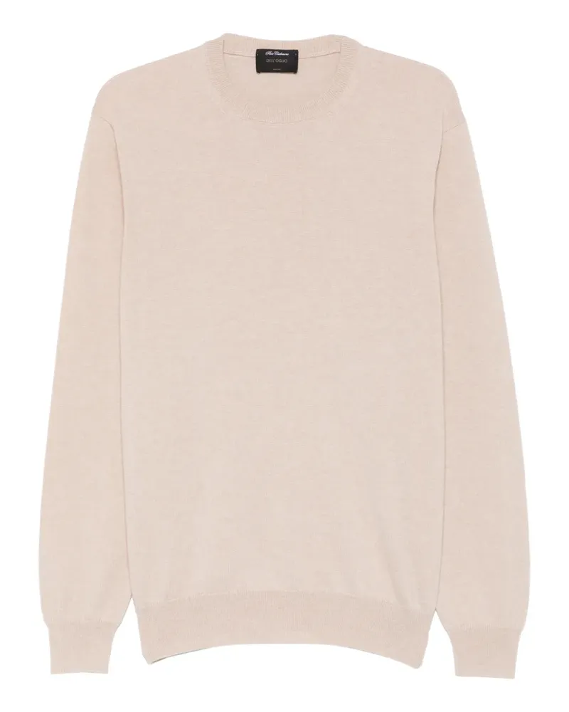 Dell'oglio Pullover mit Rundhalsausschnitt - Nude Nude