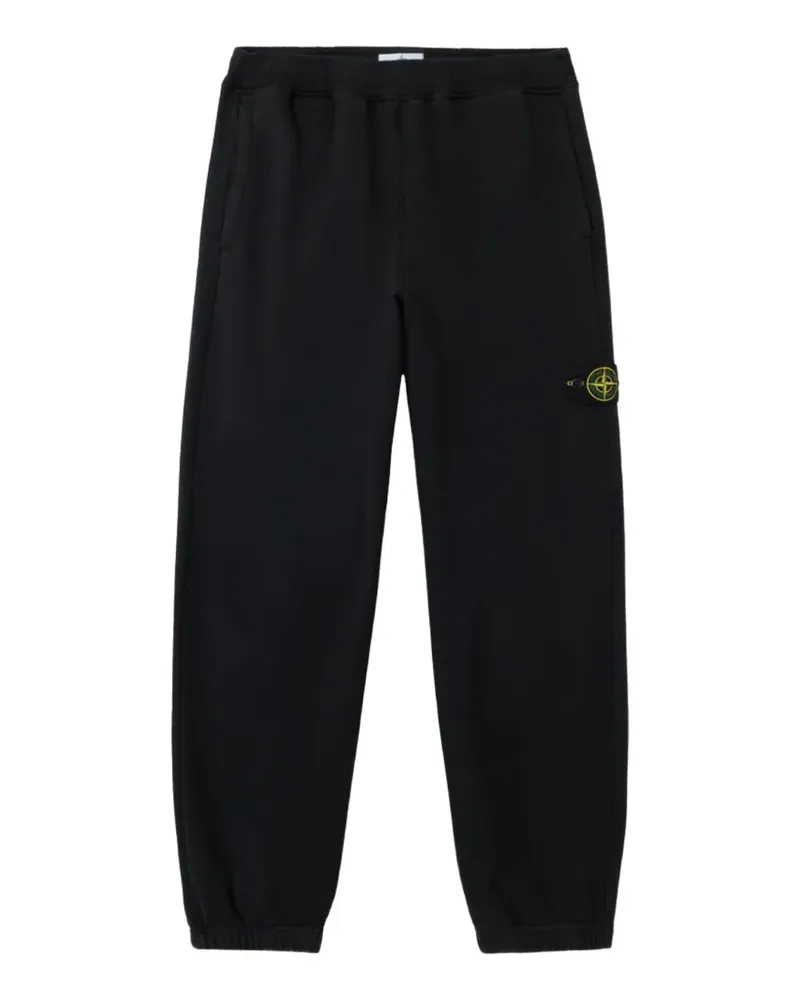 Stone Island logo-patch track pants - Schwarz Schwarz