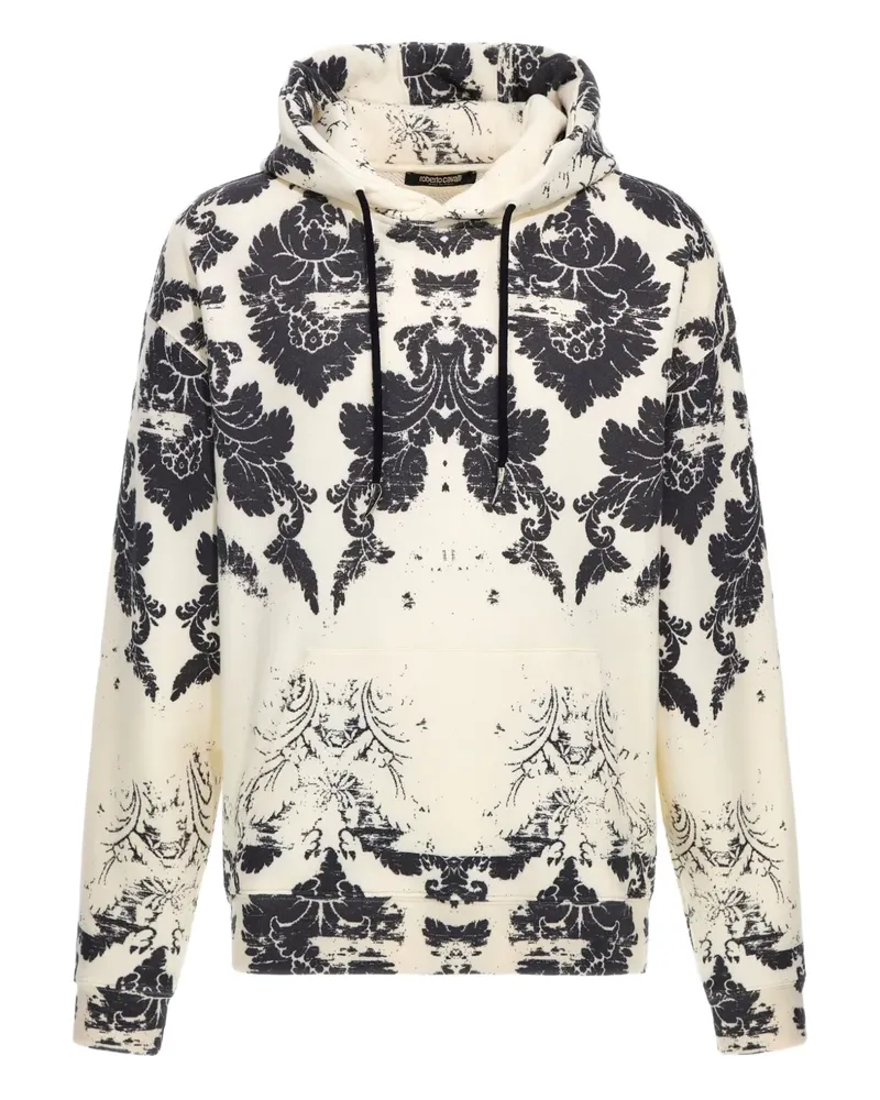 Roberto Cavalli Hoodie mit Appaloosa-Print - Weiß Weiß