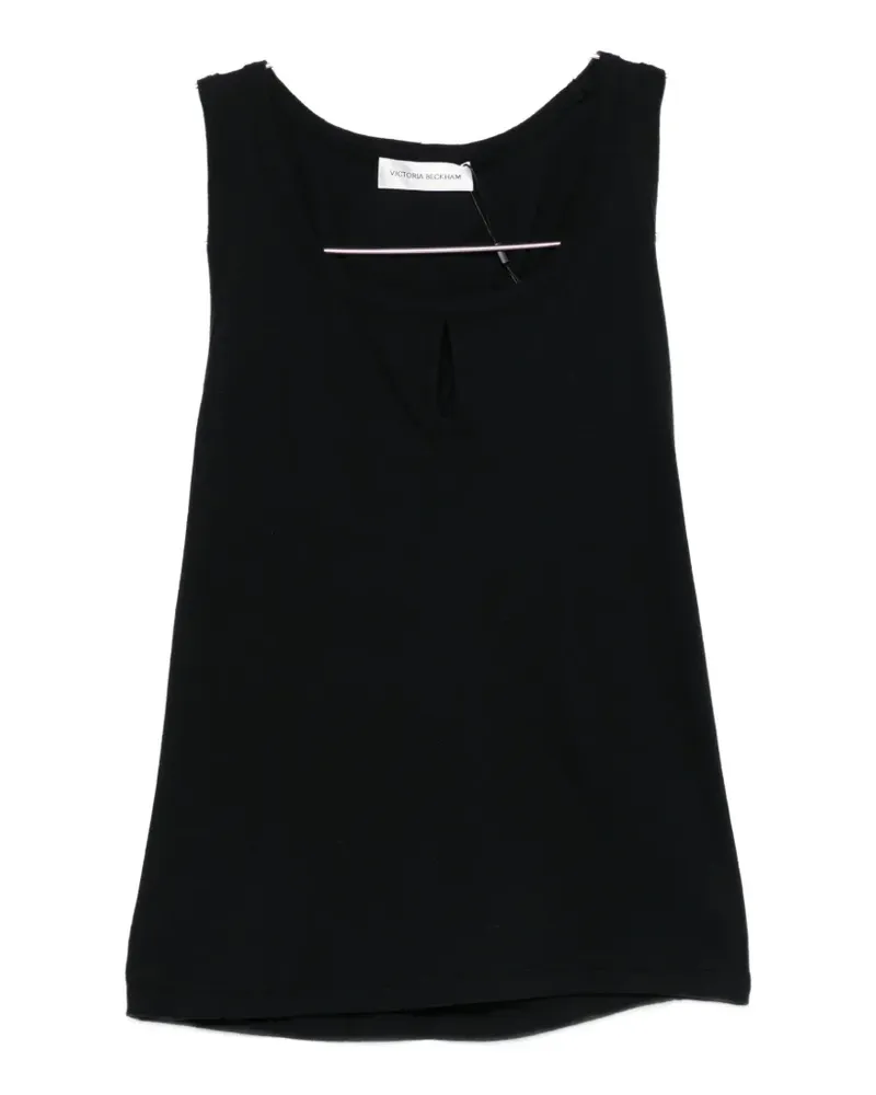 Victoria Beckham keyhole tank top - Schwarz Schwarz