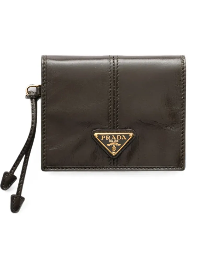 Prada small leather wallet - Grün Grün