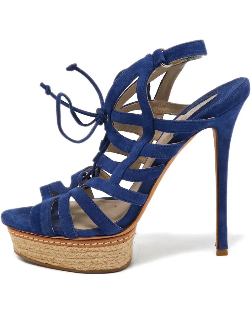Le Silla Pre-owned Plateau-Sandalen 150mm - Blau Blau