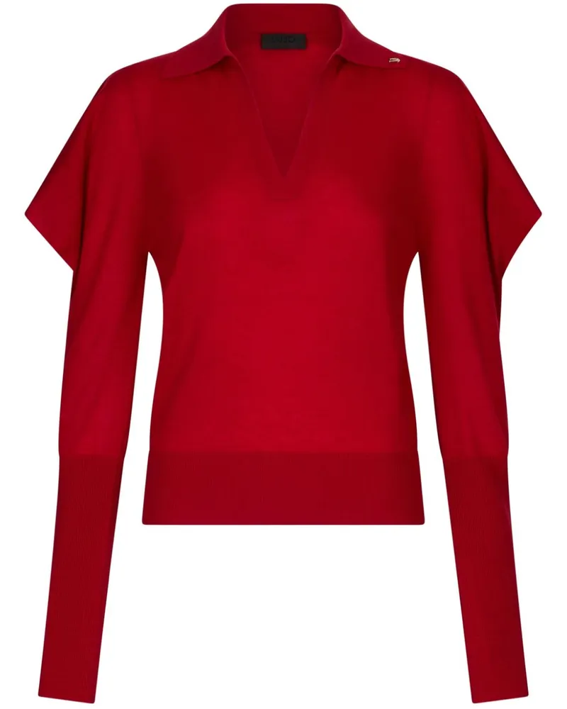 Liu Jo Pullover mit Puffärmeln - Rot Rot