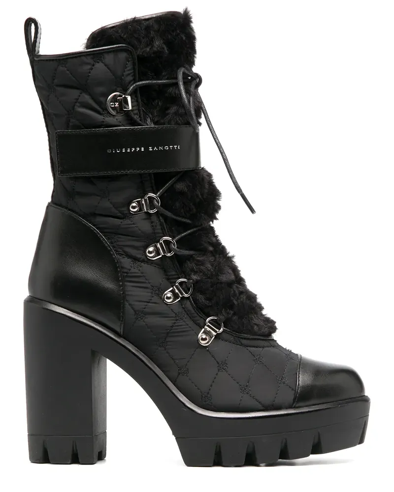 Giuseppe Zanotti Stiefel mit Plateau - Schwarz Schwarz