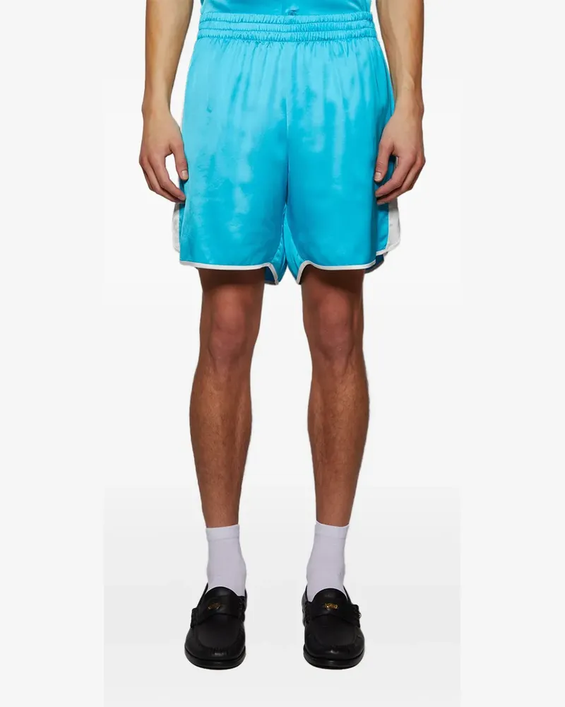 Blue Sky Inn Shorts mit Satin-Finish - Blau Blau