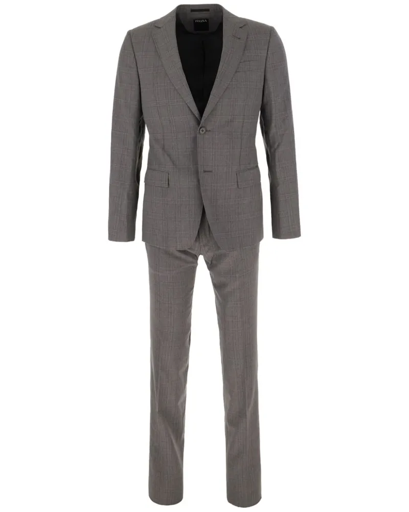 Ermenegildo Zegna Einreihiger Anzug - Grau Grau