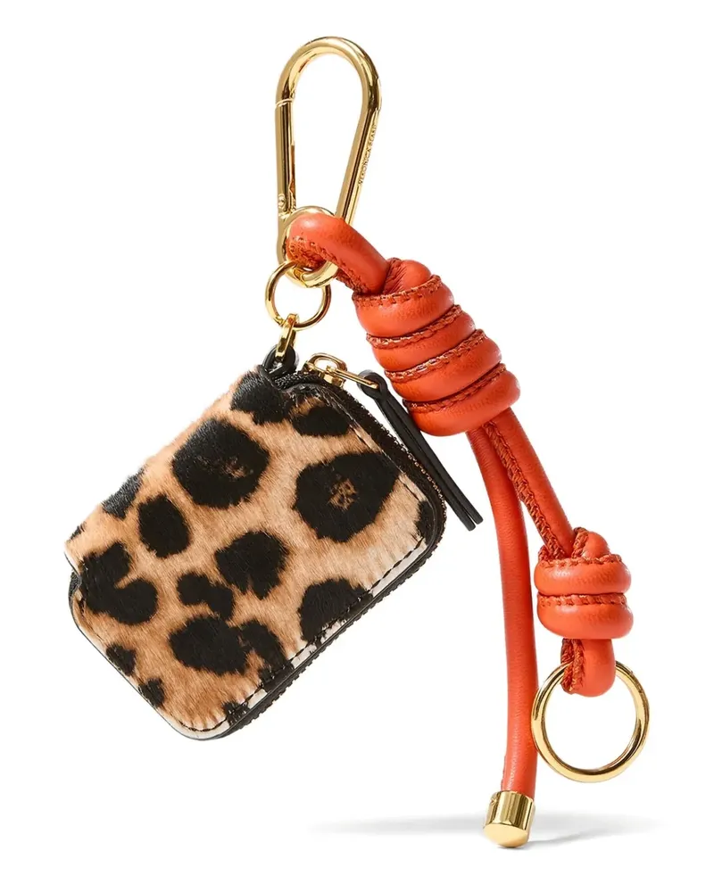 Veronica Beard Taschenanhänger mit Leoparden-Print - Braun Braun