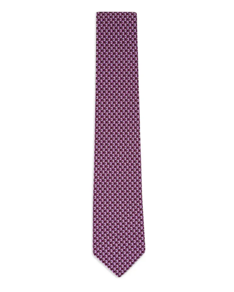 Ferragamo patterned tie - Violett Violett