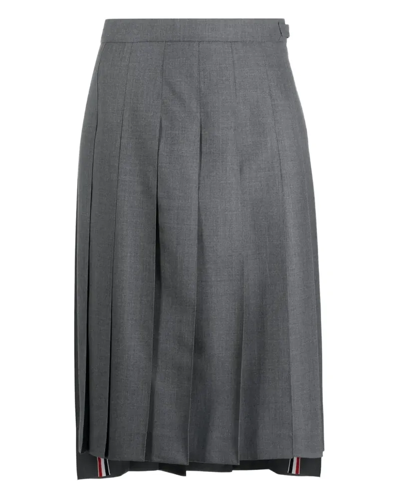 Thom Browne pleated skirt - Grau Grau