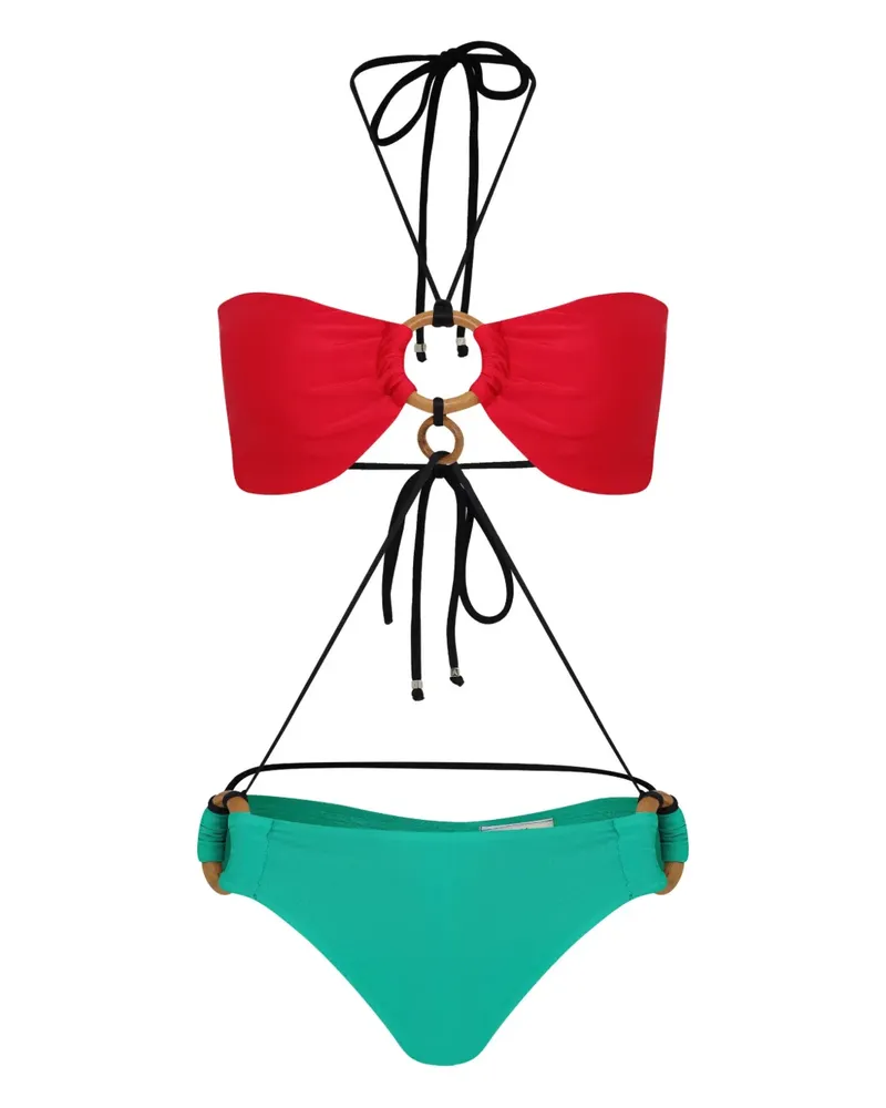 Amir Slama Bikini mit Ring - Rot Rot