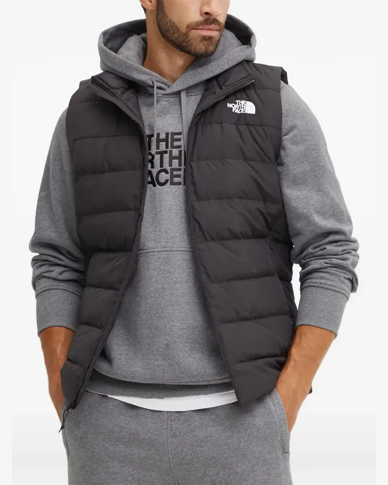 The North Face zip-fastening gilet - Schwarz Schwarz