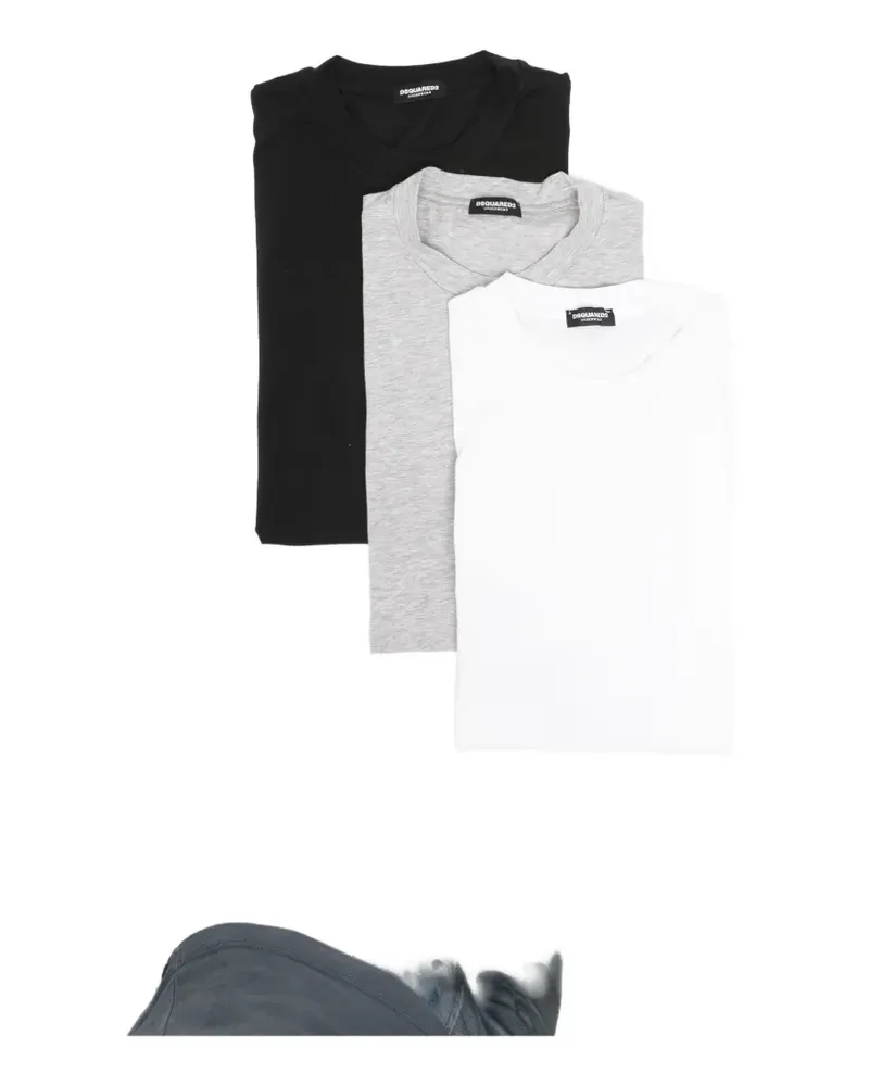 Dsquared2 crew-neck T-shirt (set of three) - Schwarz Schwarz