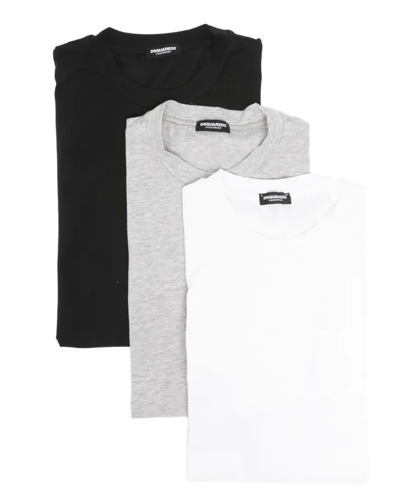 Dsquared2 crew-neck T-shirt (set of three) - Schwarz Schwarz