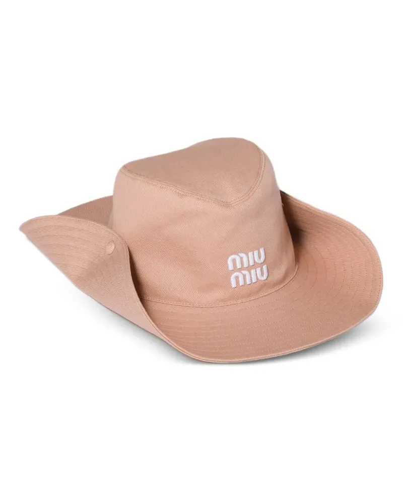 Miu Miu Drill Mütze - Rosa Rosa