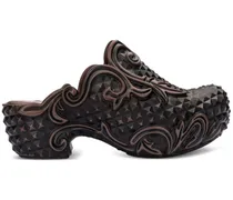 x Melissa Court Clogs - Braun