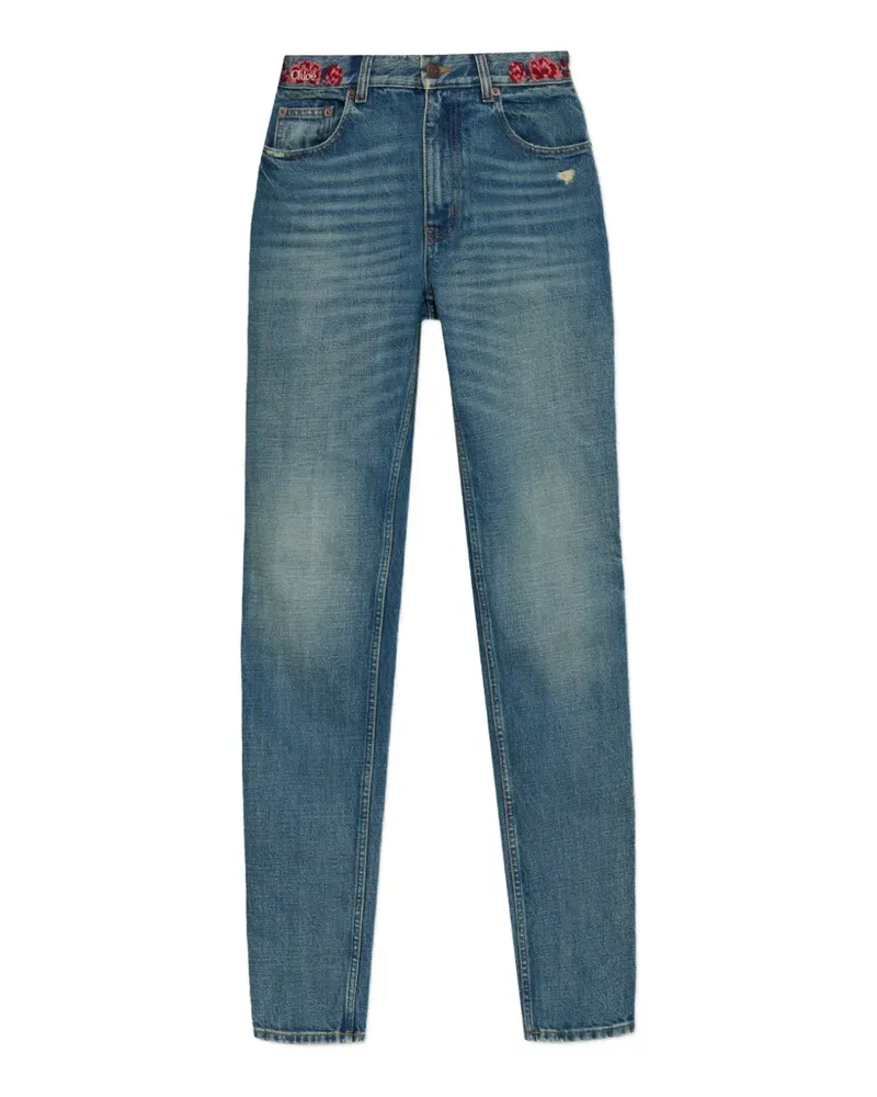 Chloé slim jeans in denim - Blau Blau