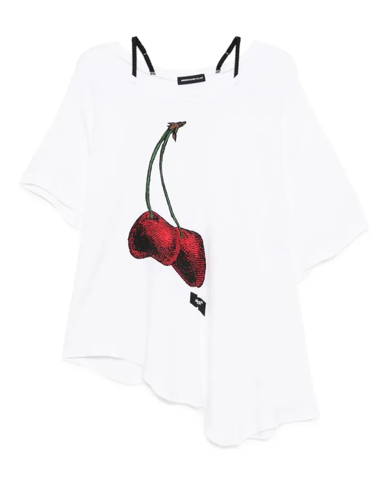 Undercover T-Shirt mit grafischem Print - Weiß Weiß