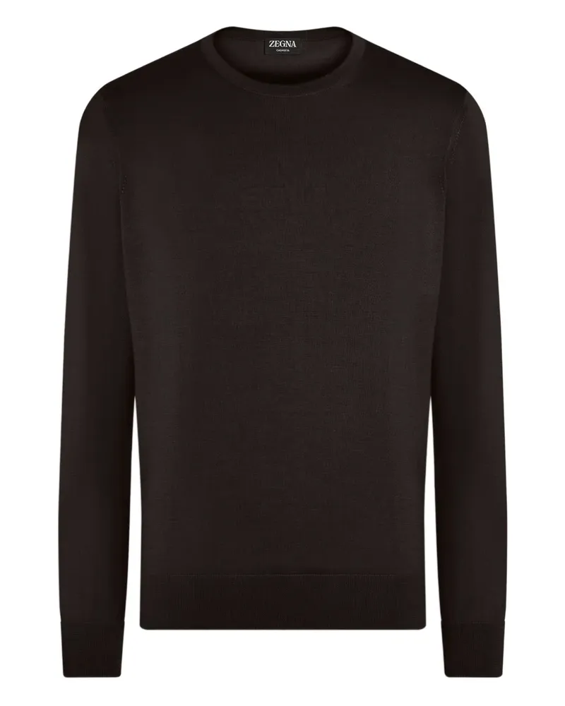 Ermenegildo Zegna Pullover mit Rundhalsausschnitt - Braun Braun