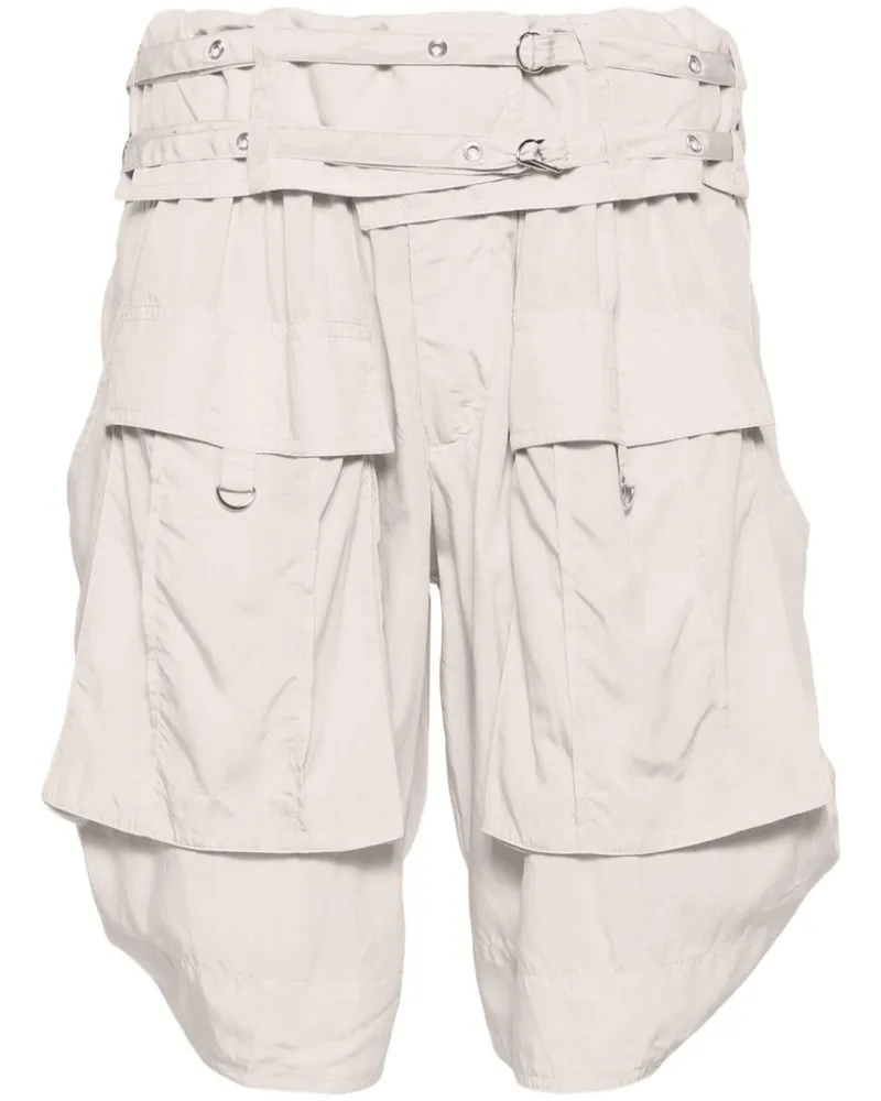 Isabel Marant Tief sitzende Heidi Shorts mit Gürtel - Nude Nude