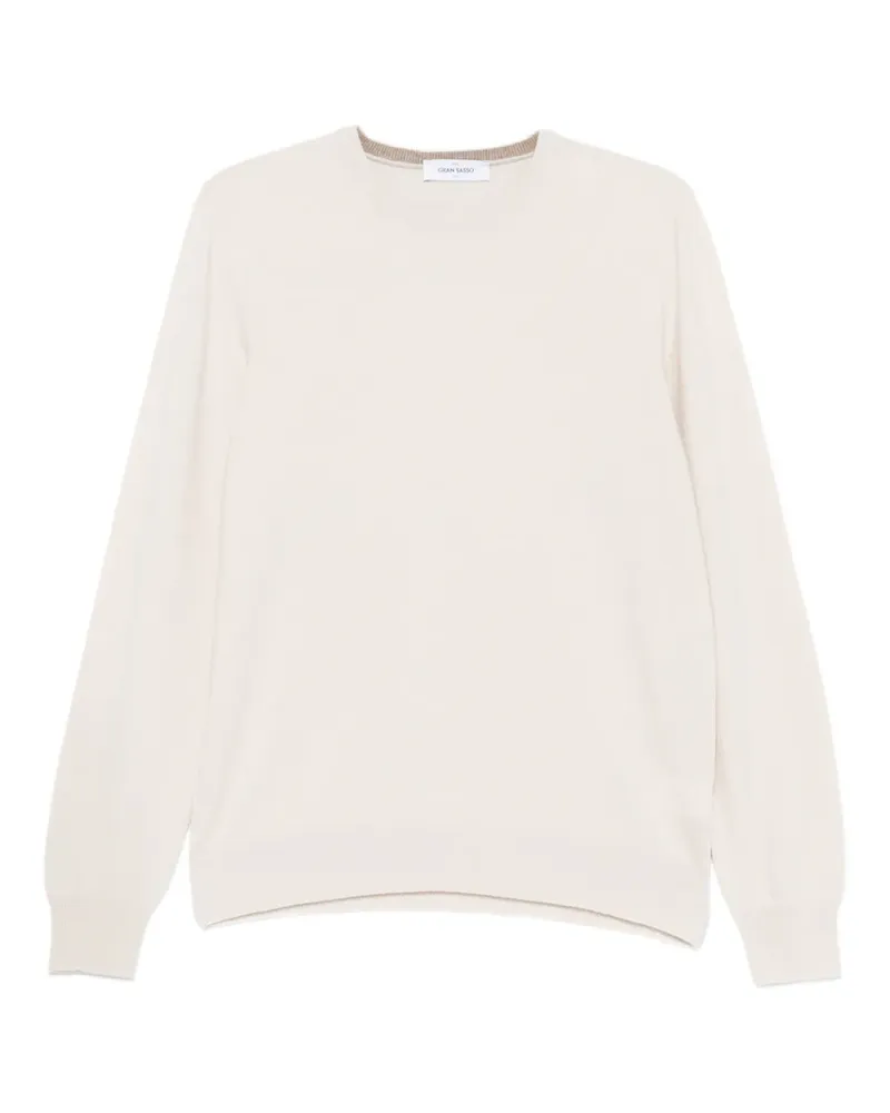 Gran Sasso Pullover mit Rundhalsausschnitt - Nude Nude
